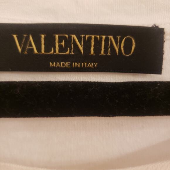 EUC RARE! Men's Valentino Super H Tee, White with Superman Style logo. Size XL - Picture 10 of 10